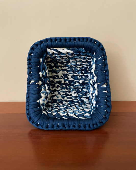 Borsa Crochet Handmade Multicolor con Manico Ottanio